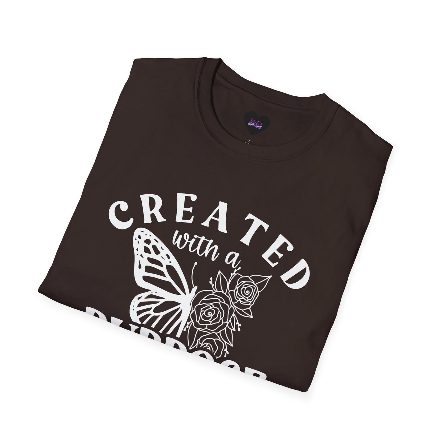 Butterfly Floral Created With A Purpose T-Shirt