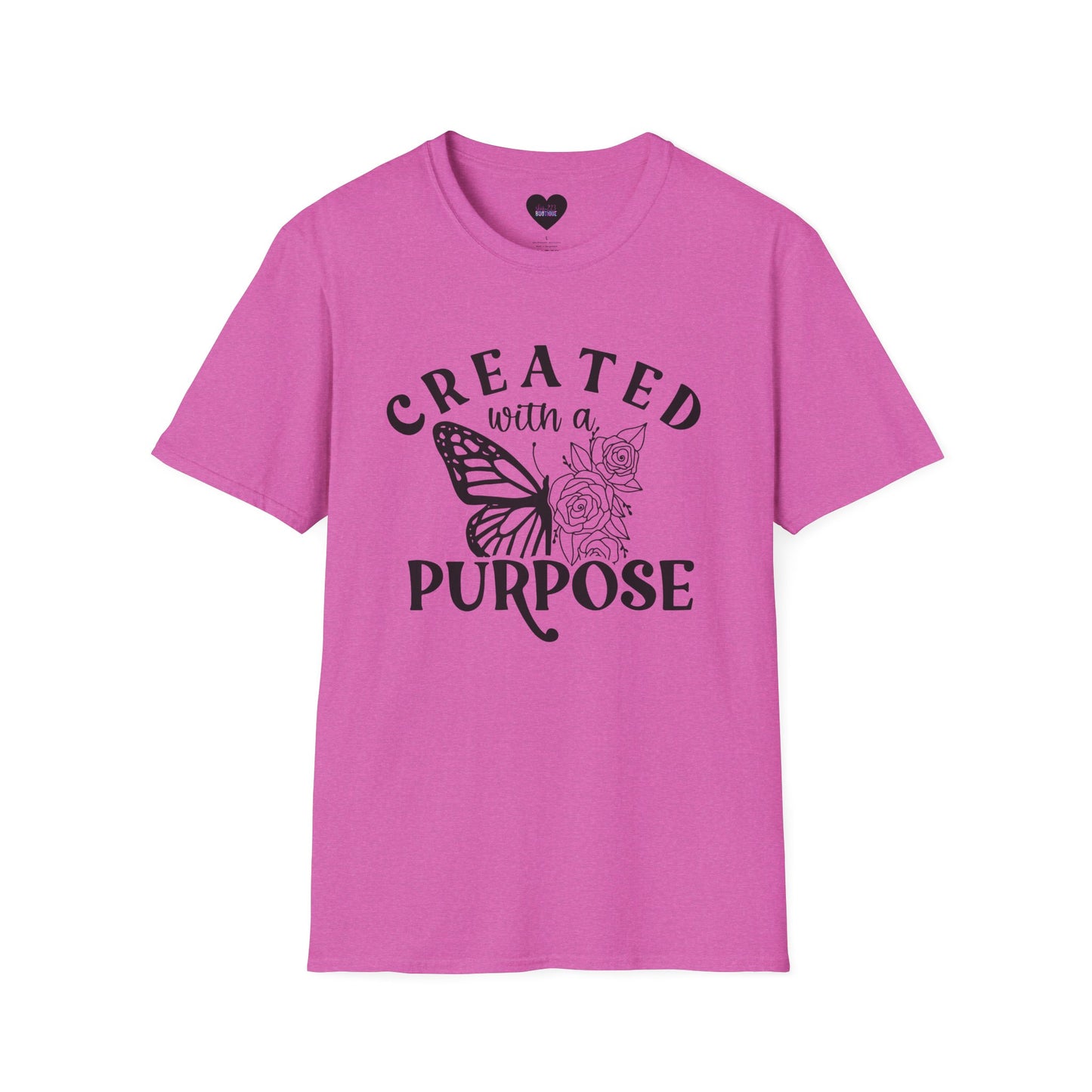 Butterfly Floral Created With A Purpose T-Shirt