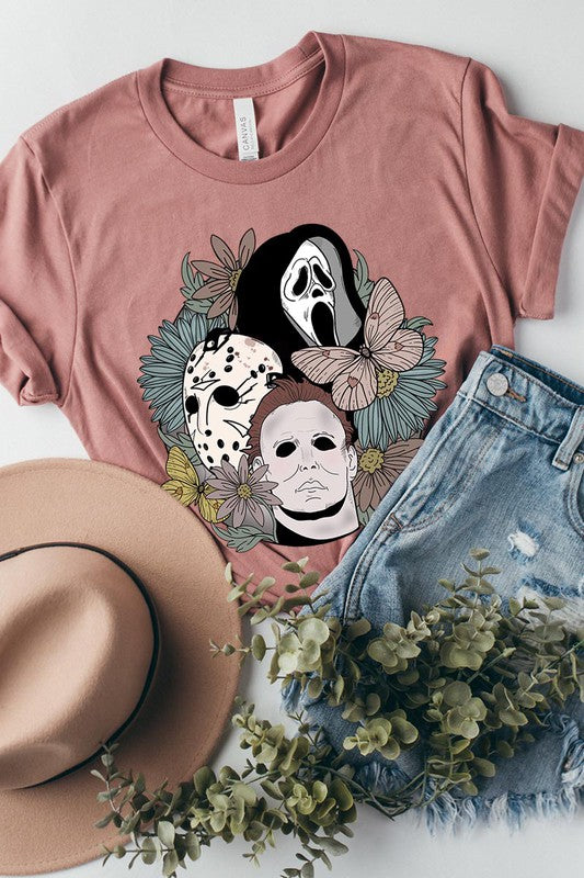 Spooky Szn Floral Graphic Tee