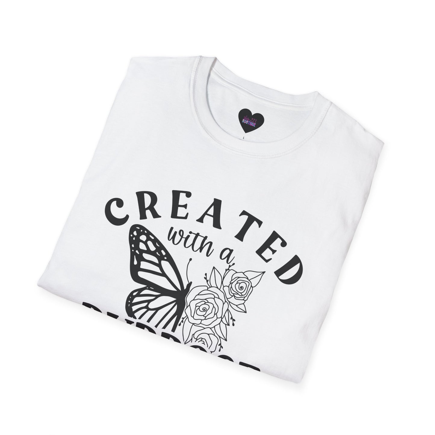 Butterfly Floral Created With A Purpose T-Shirt