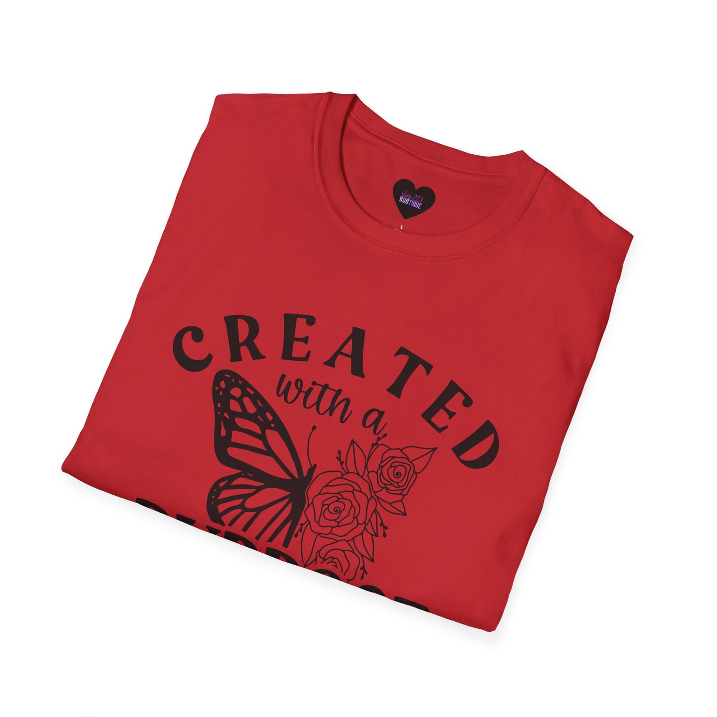 Butterfly Floral Created With A Purpose T-Shirt