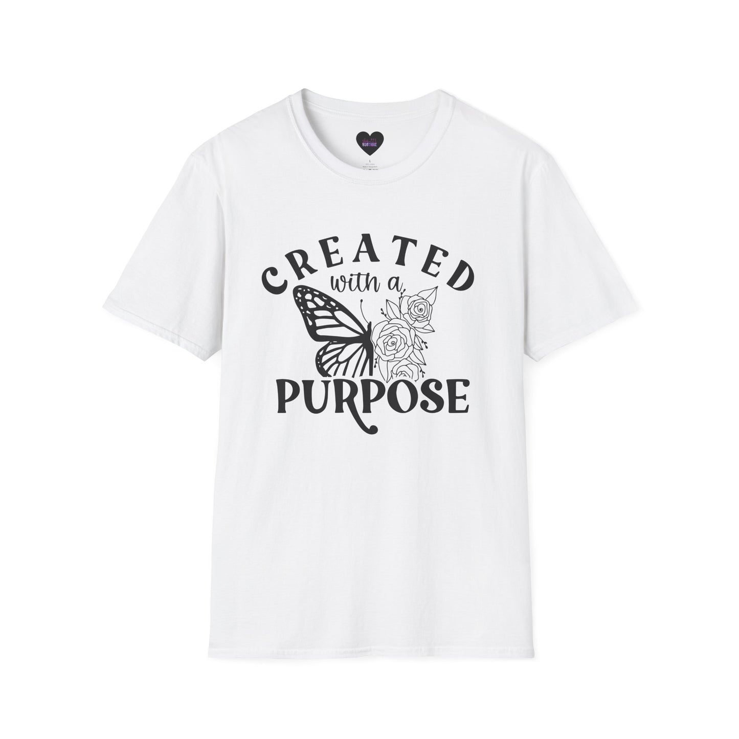 Butterfly Floral Created With A Purpose T-Shirt