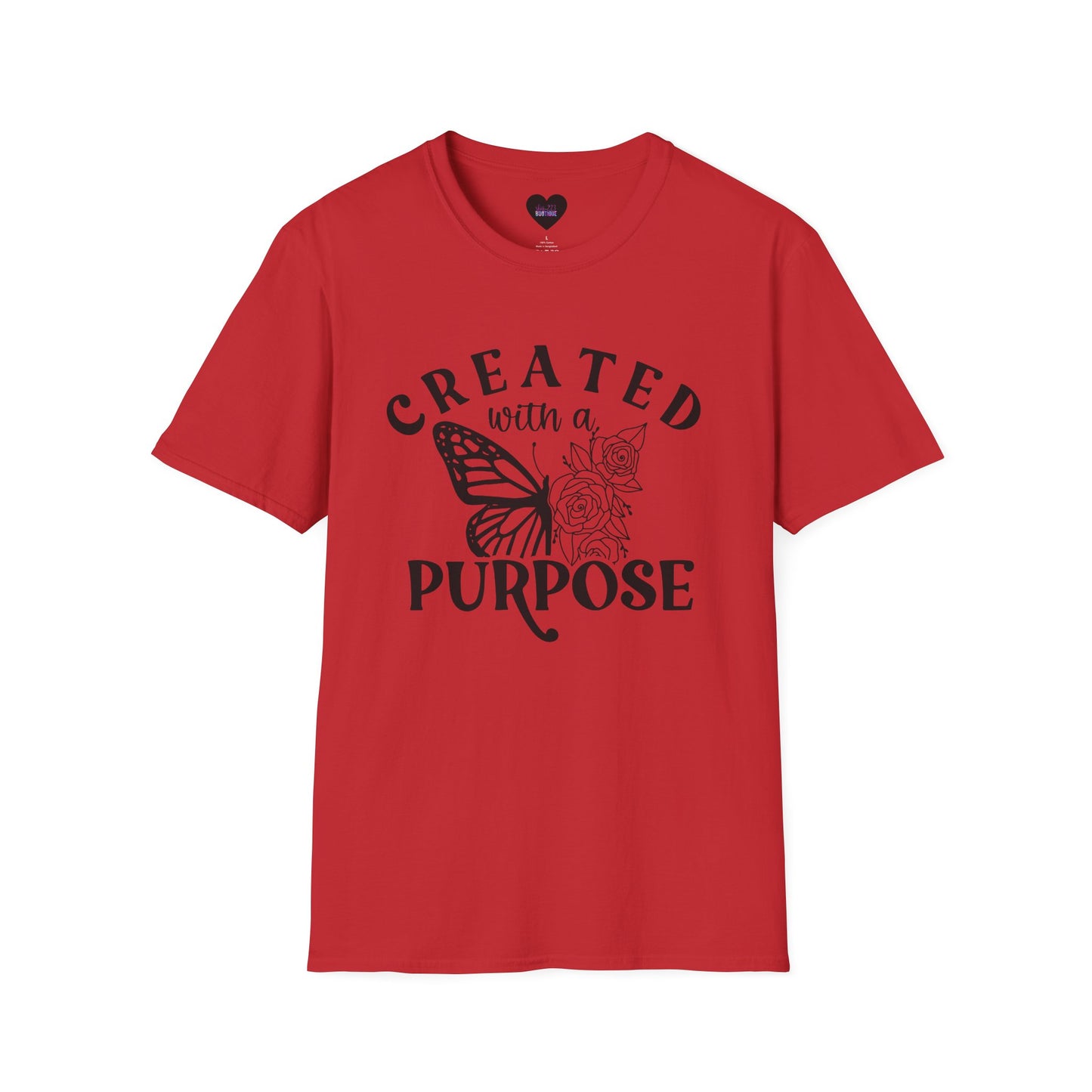 Butterfly Floral Created With A Purpose T-Shirt