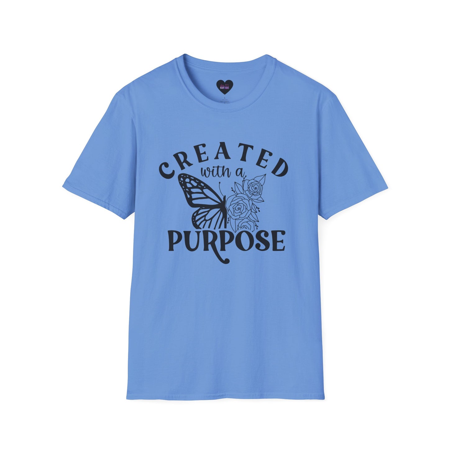 Butterfly Floral Created With A Purpose T-Shirt