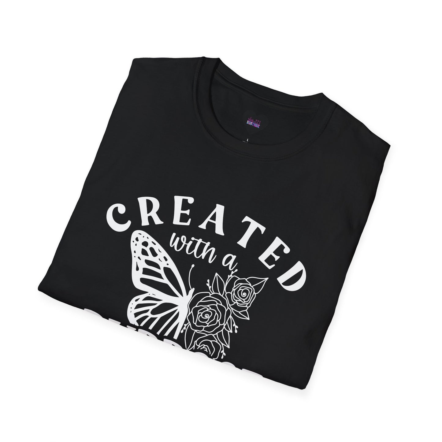 Butterfly Floral Created With A Purpose T-Shirt