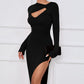 Side Slit Bodycon Party Dress