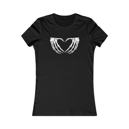 Skeleton Heart Hands Women's Tee