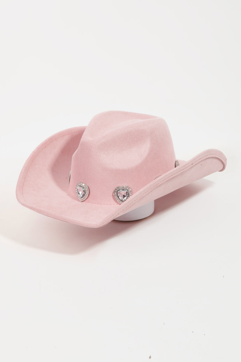 Glam Heart Cowboy Hat