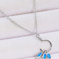 Opal Fish 925 Sterling Silver Necklace