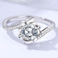 Darling You 925 Sterling Silver Moissanite Ring