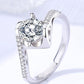 Darling You 925 Sterling Silver Moissanite Ring