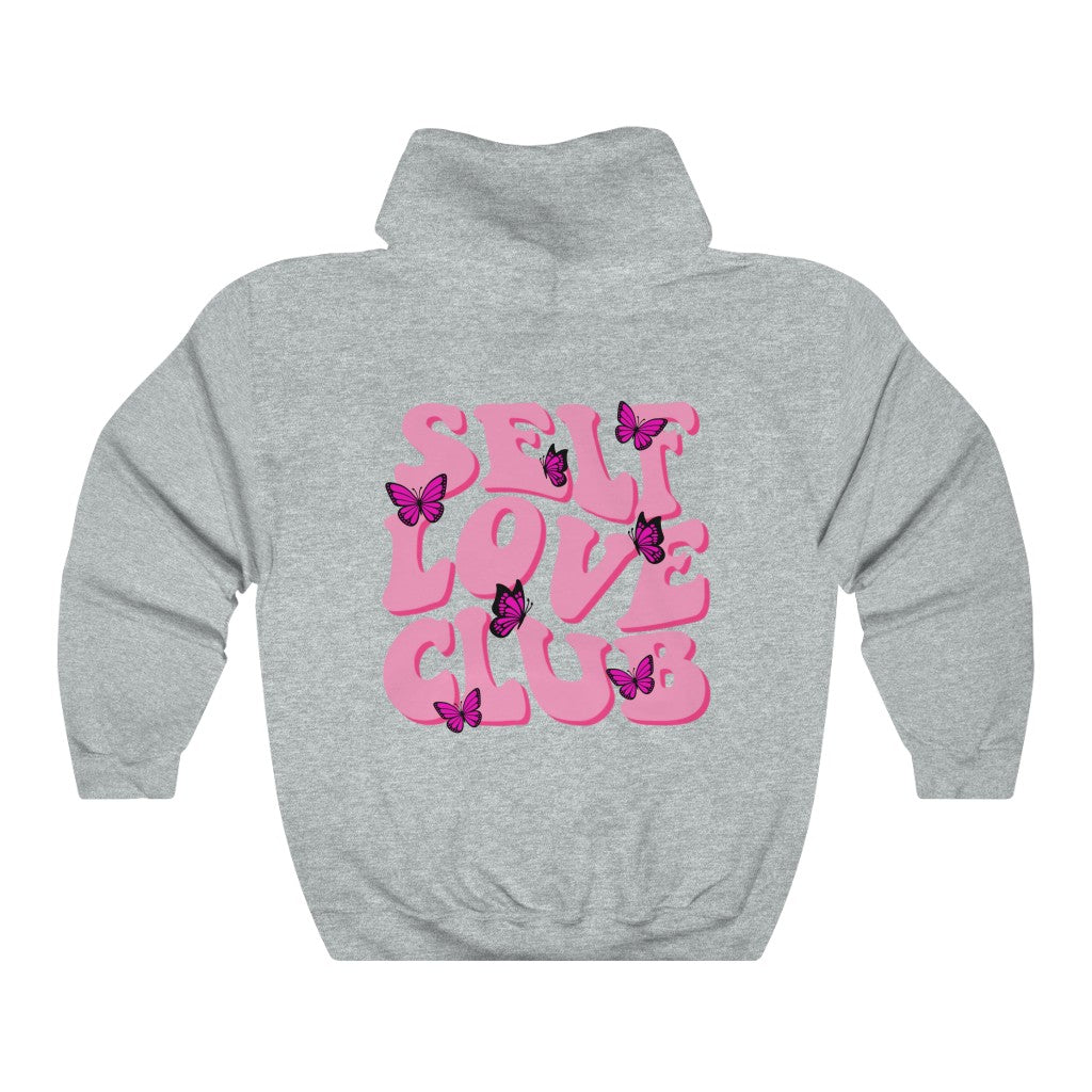 Self Love Butterfly Hooded Sweatshirt