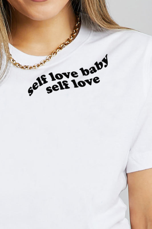 SELF LOVE BABY, SELF LOVE Graphic Cotton T-Shirt