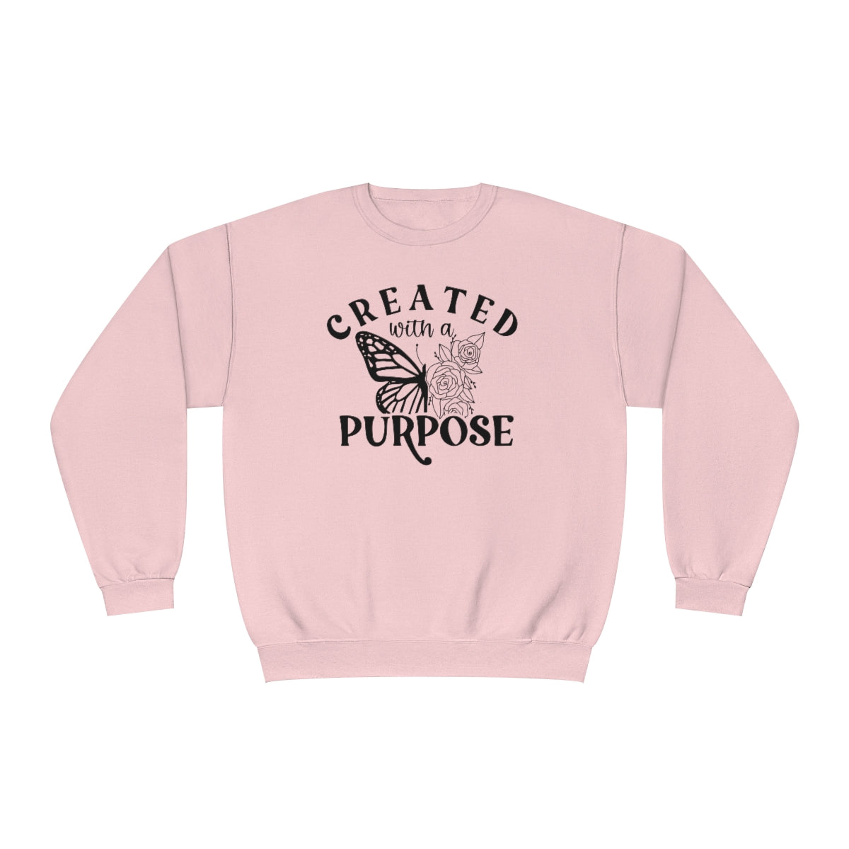 Created With A Purpose Graphic Crewneck Sweatshirt